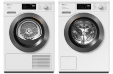 Podstavný set Miele Pračka WED 385 WPS + Sušička TED 645 WP
