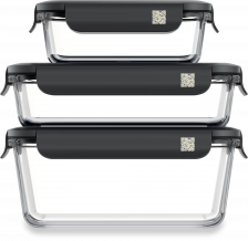 Sada skleněných dóz Miele Gourmet Box (3 kusy)