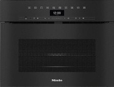 Pečicí trouba s mikrovlnou MIELE H 7440 BMX Obsidian černá