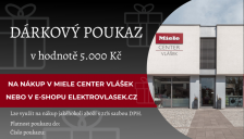 Miele Dárkový poukaz 5.000 Kč