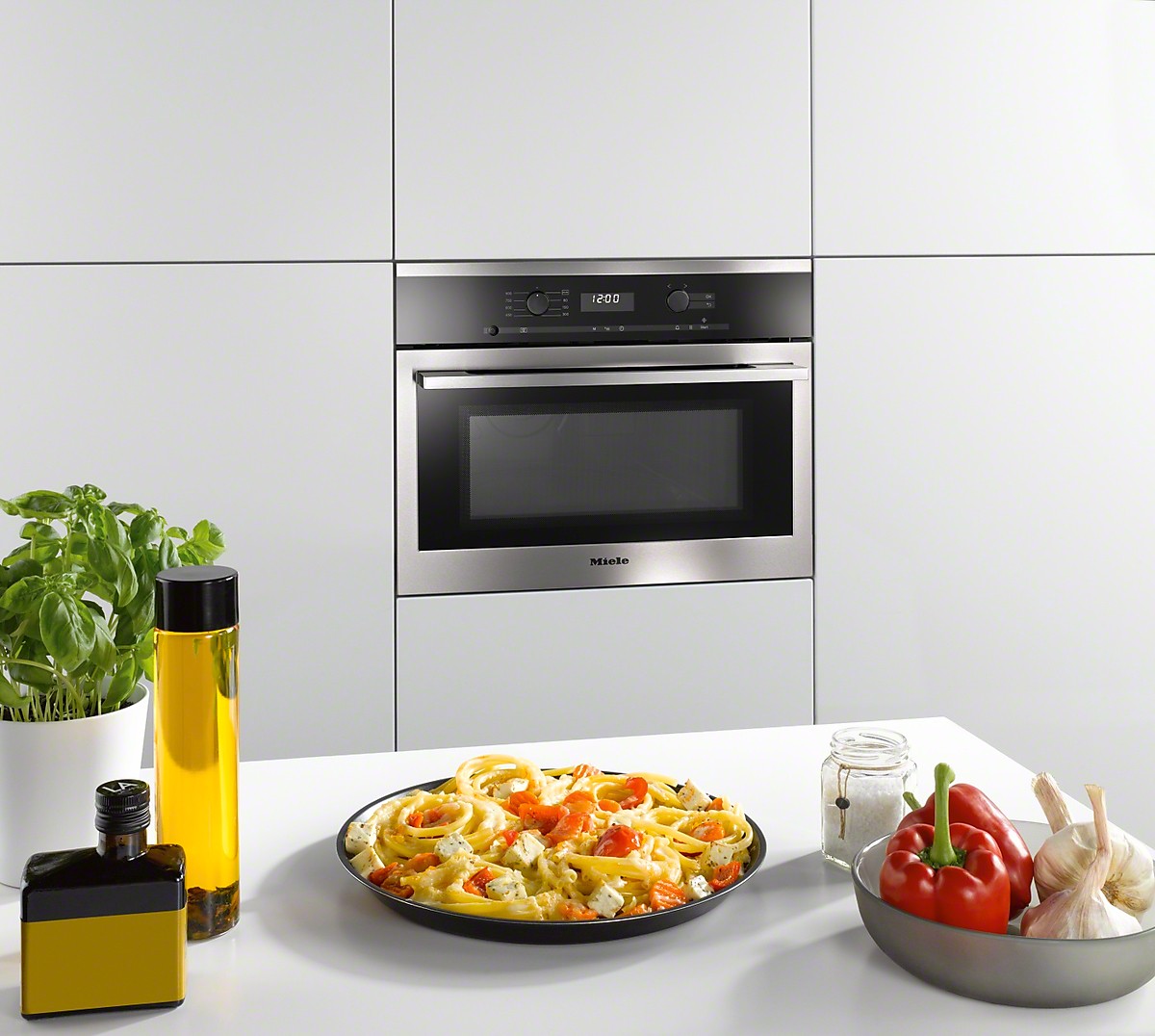 Vestavna mikrovlnna trouba MIELE M 6160 TC Nerez CleanSteel