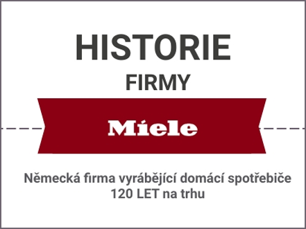 Historie společnosti Miele v infografice