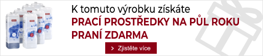 Prací prostředky v hodnotě 2600 Kč zdarma