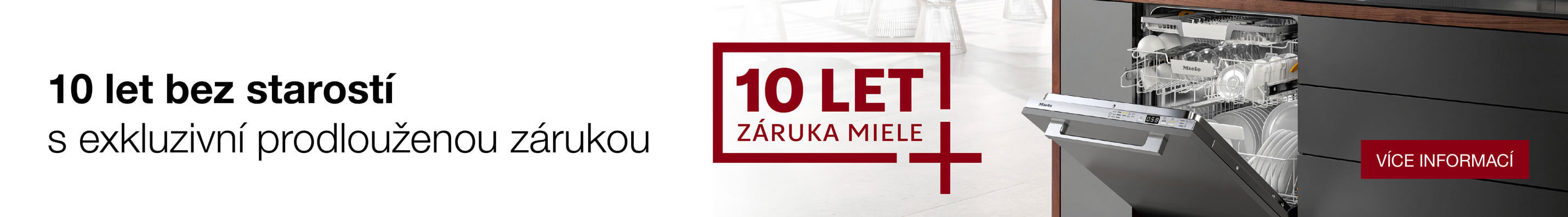 Záruka 10 let na myčky Miele