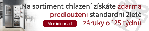 Prodloužení záruky o 125 týdnů na sortiment chlazení Miele zdarma