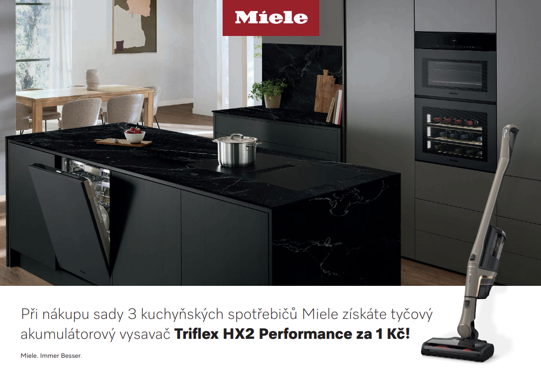 Dárek: Aku vysavač Miele Triflex HX2 za 1 Kč - akce