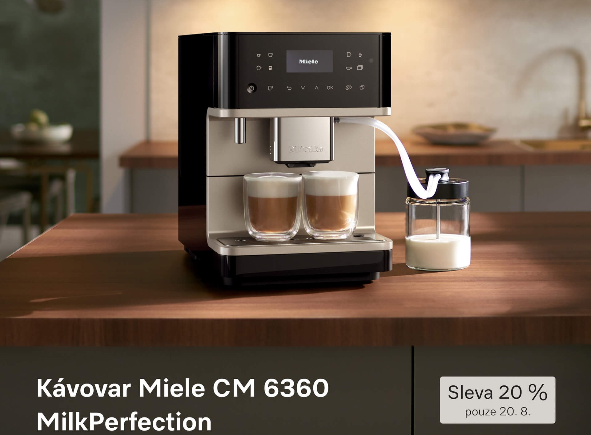 Kávovar Miele se slevou 20 %