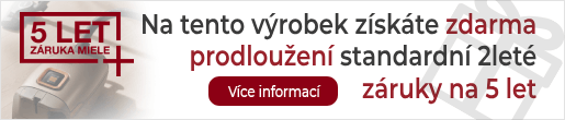 Prodloužení záruky na 5 let zdarma